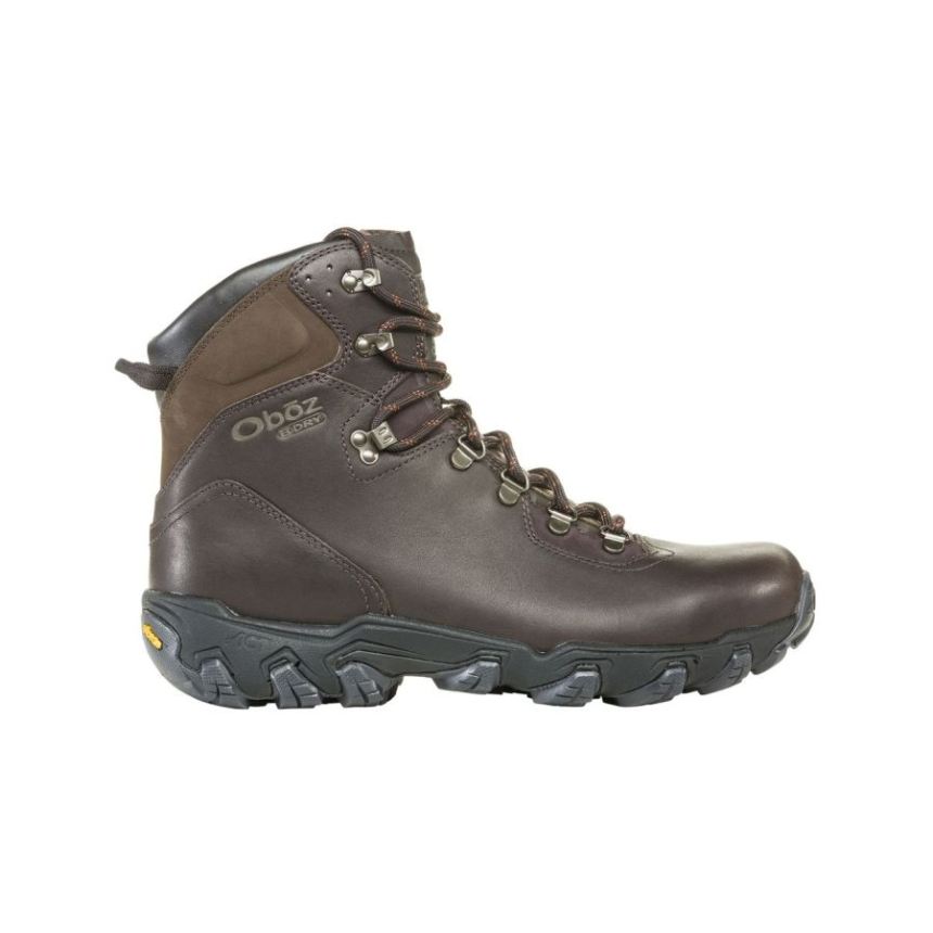 Oboz Men's Yellowstone Premium Mid Waterproof-Espresso