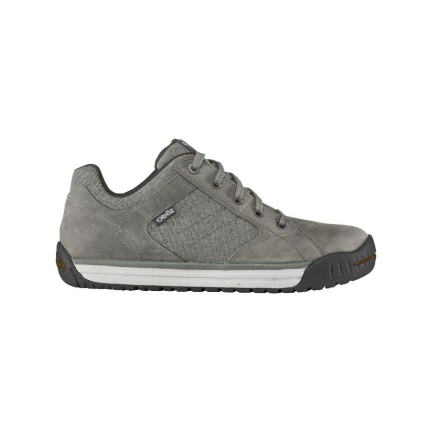 Oboz Men's Mendenhall Low Canvas-Gunmetal