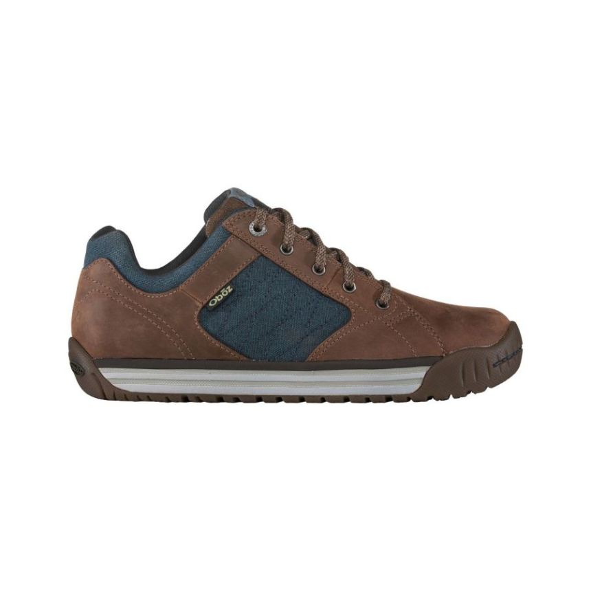 Oboz Men's Mendenhall Low Canvas-Lakeblue