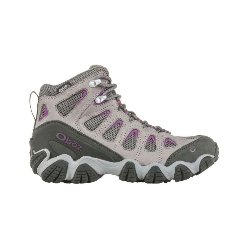 Oboz Women's Sawtooth II Mid Waterproof-Pewter/V