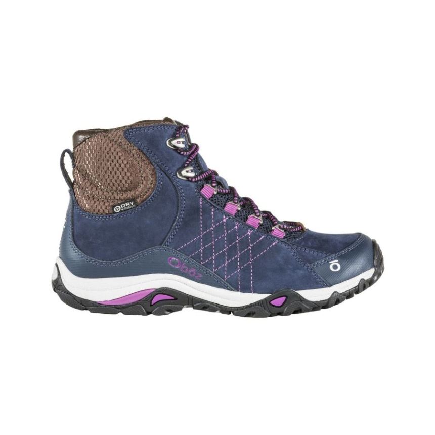 Oboz Women's Sapphire Mid Waterproof-Huckleberr