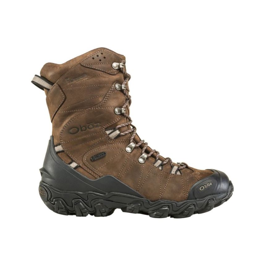 Oboz Men's Bridger 10'' Insulated Waterproof-Bark