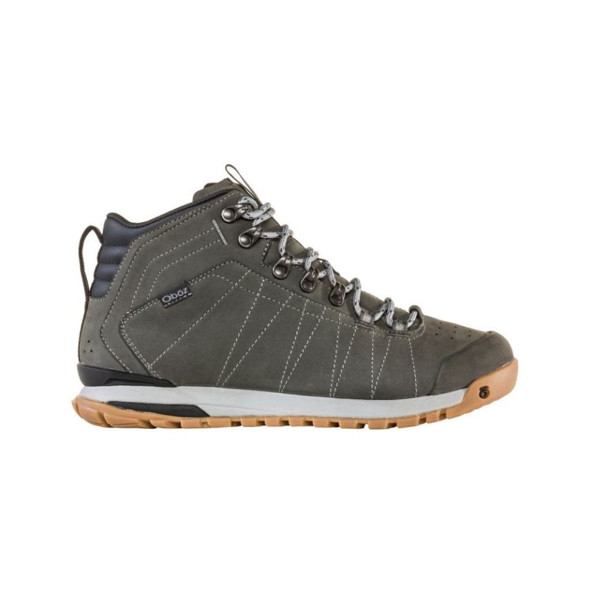 Oboz Men's Bozeman Mid Leather-Charcoal