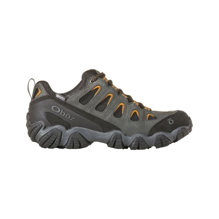 Oboz Men's Sawtooth II Low Waterproof-Shadow/Bur