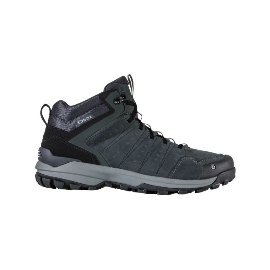 Oboz Men's Sypes Mid Leather Waterproof-Dk Shadow