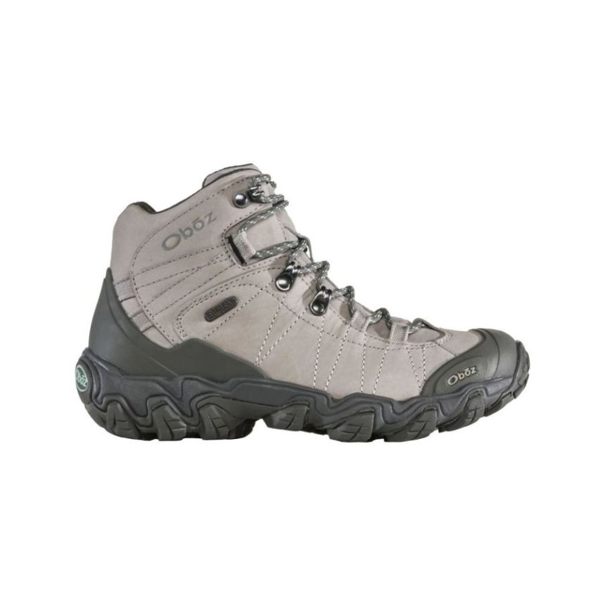 Oboz Women's Bridger Mid Waterproof-Frostgray