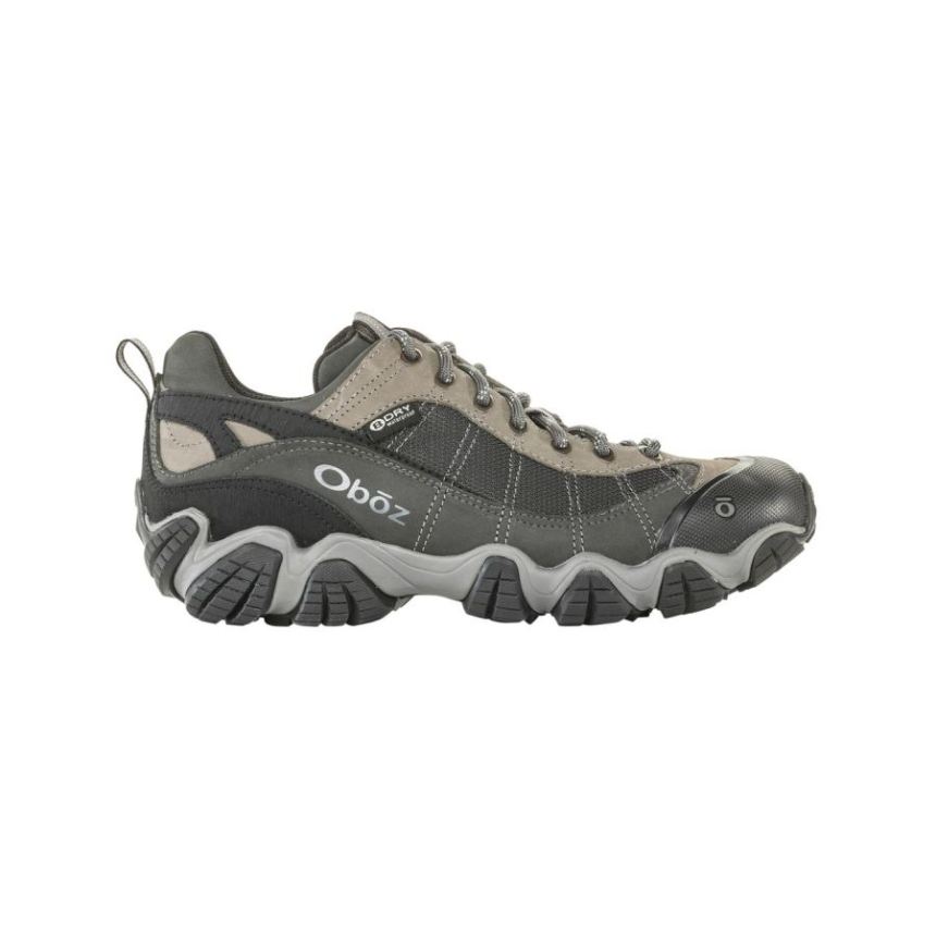 Oboz Men's Firebrand II Low Waterproof-Gray