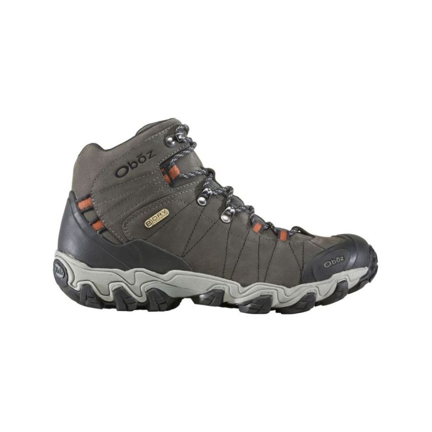 Oboz Men's Bridger Mid Waterproof-Raven