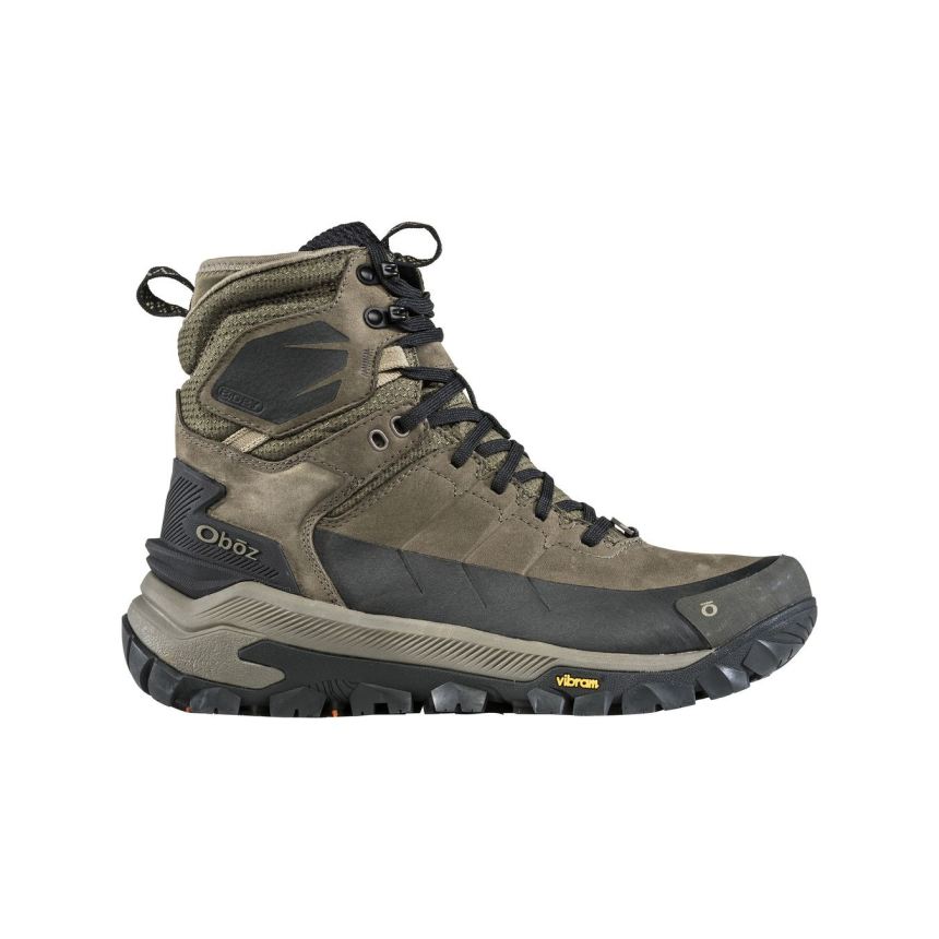 Oboz Men's Bangtail Mid Insulated Waterproof-Sediment